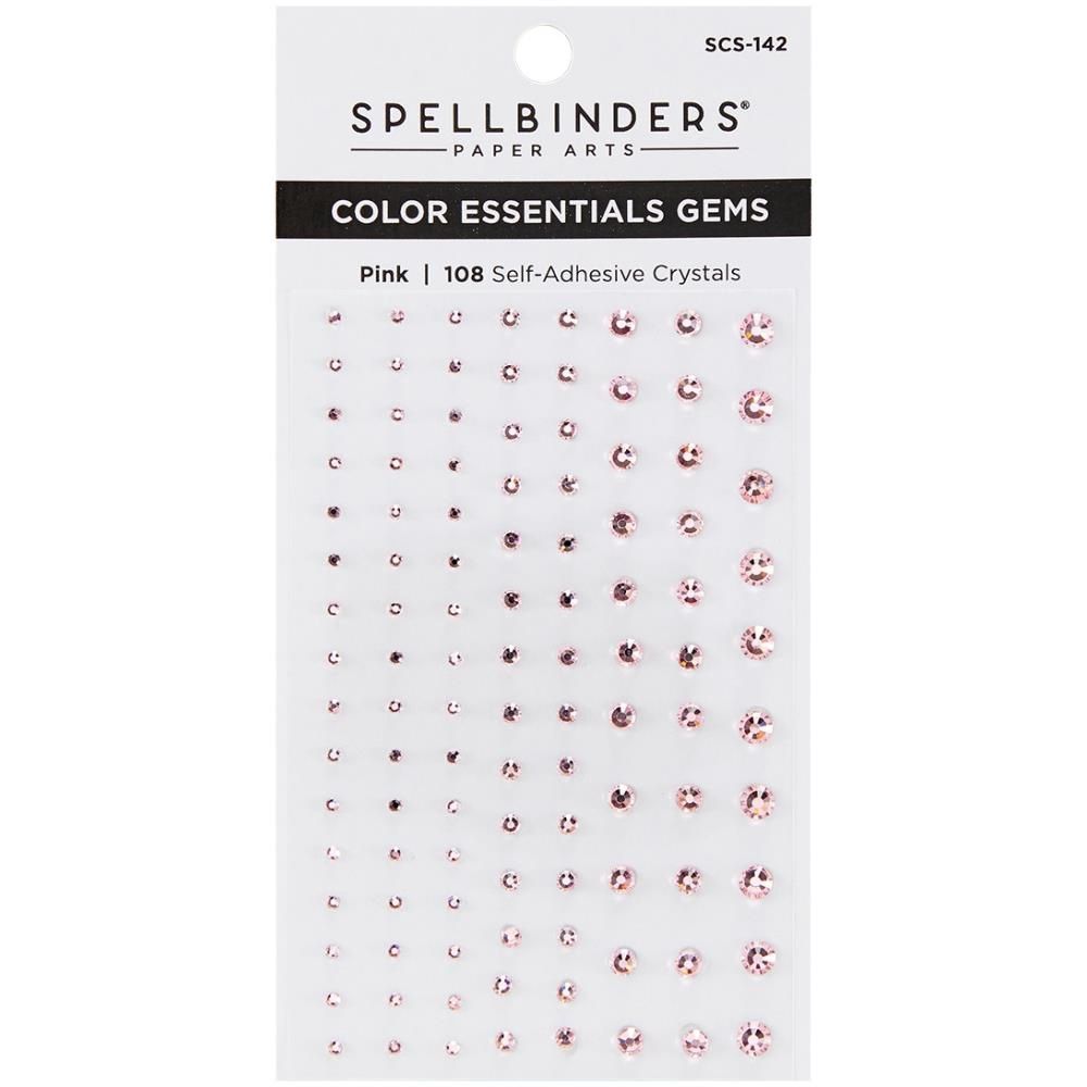 Spellbinders- Color Essentials Gems couleur «Rose» 108/ emballage