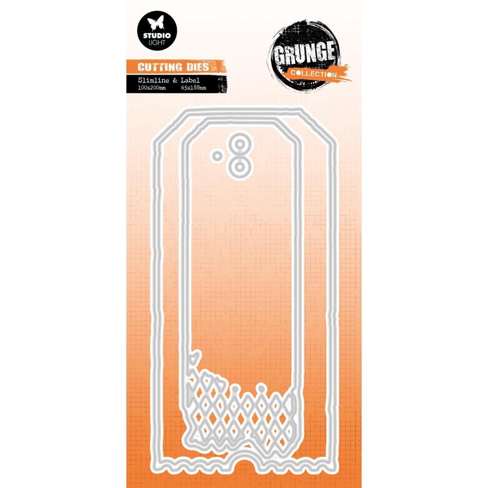 Studio Light - Die collection Grunge «Slimline &amp; Label» # 997