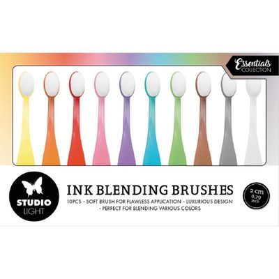 Studio Light - «Ink Blending Brushes No. 7» ensemble 10 pcs