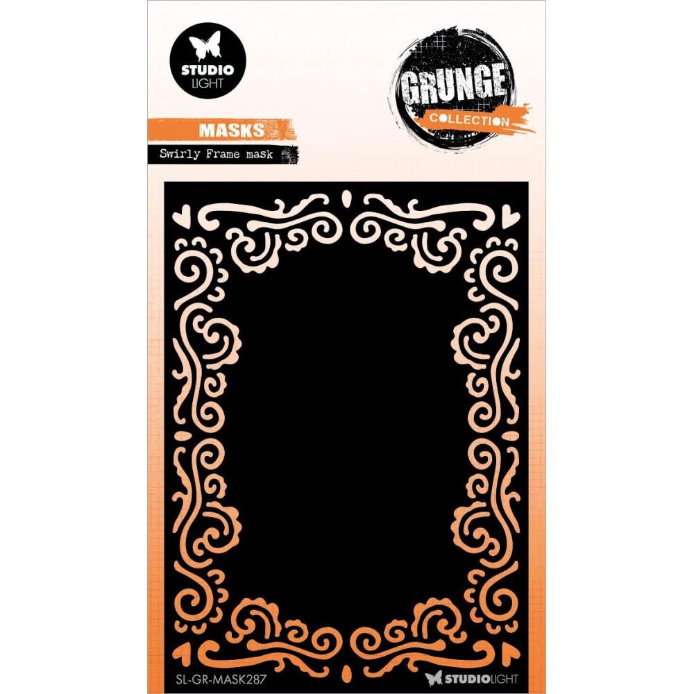 Studio Light - Stencil Collection Grunge «Swirly Frame» # 287