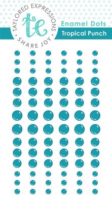 Taylored Expressions - Enamel Dots «Tropical Punch» 84pcs