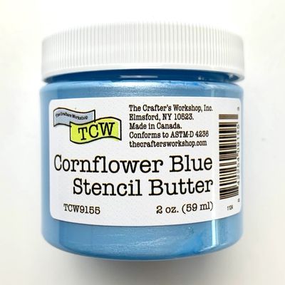 TCW - Stencil Butter couleur «Cornflower Blue» 2 oz