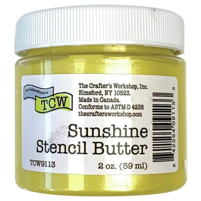 TCW - Stencil Butter couleur «Sunshine» 2 oz