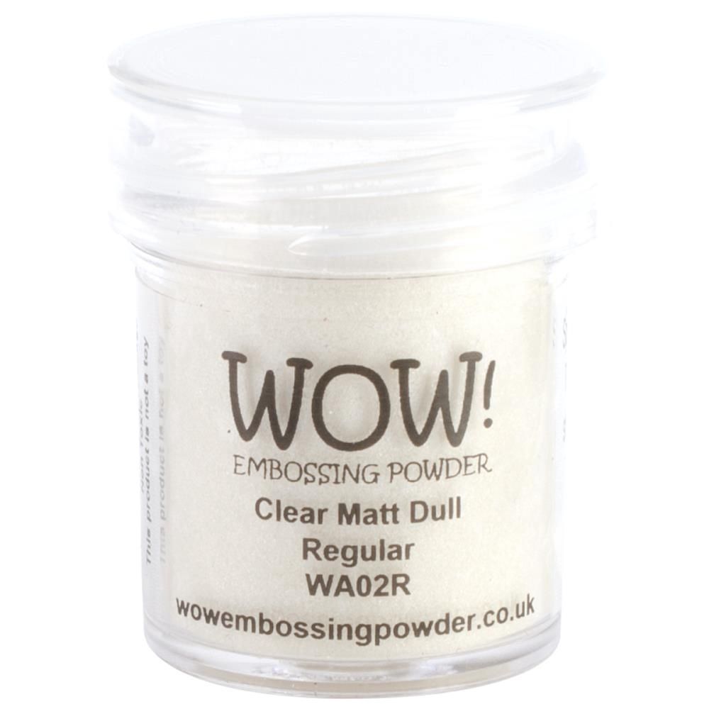 WOW! Poudre à embosser 15ml «Clear Mat Dull»