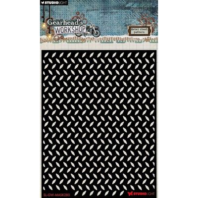 Studio Light - Stencil Collection Gearhead's Workshop «Metal Sheet Pattern»