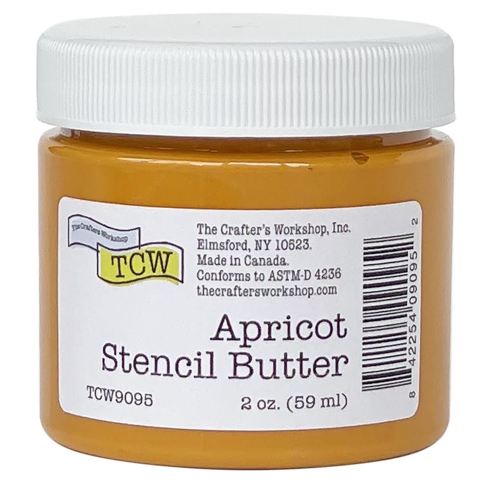 TCW - Stencil Butter couleur «Apricot» 2 oz