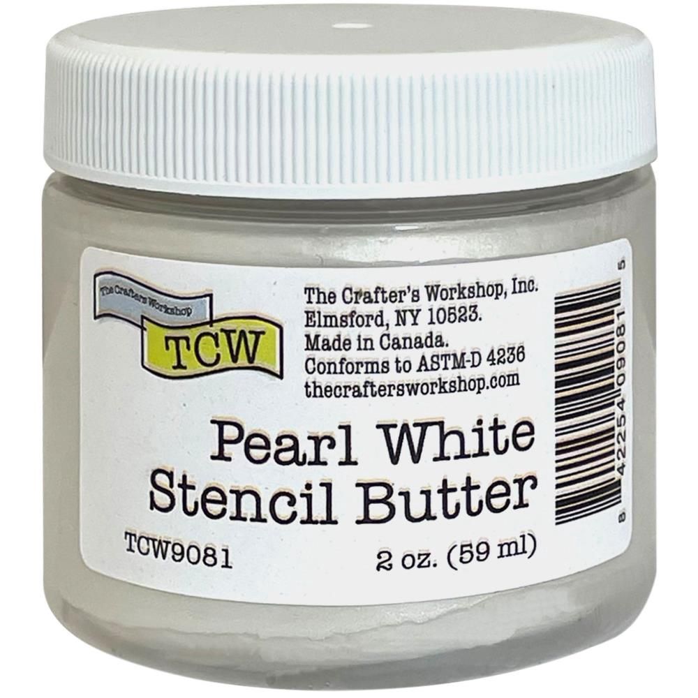 TCW - Stencil Butter couleur «Pearl White» 2 oz