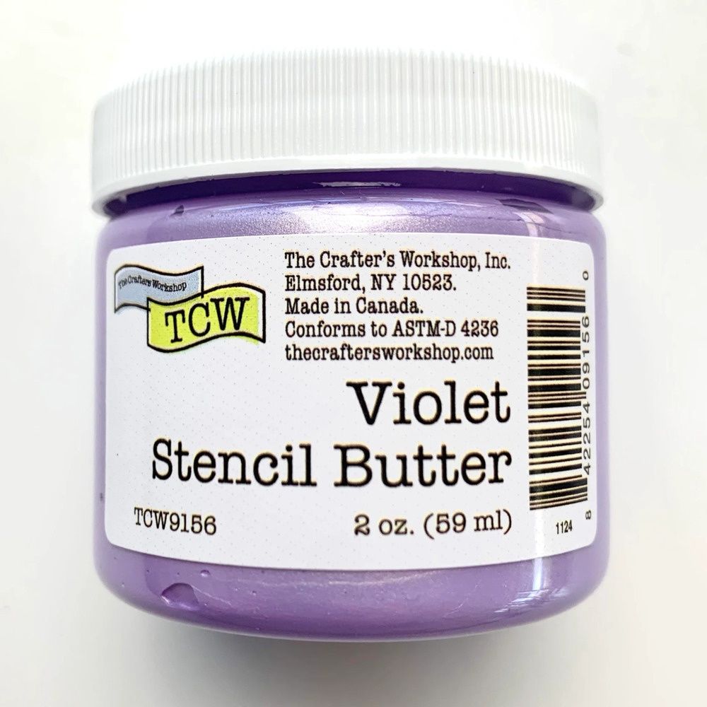 TCW - Stencil Butter couleur «Violet» 2 oz