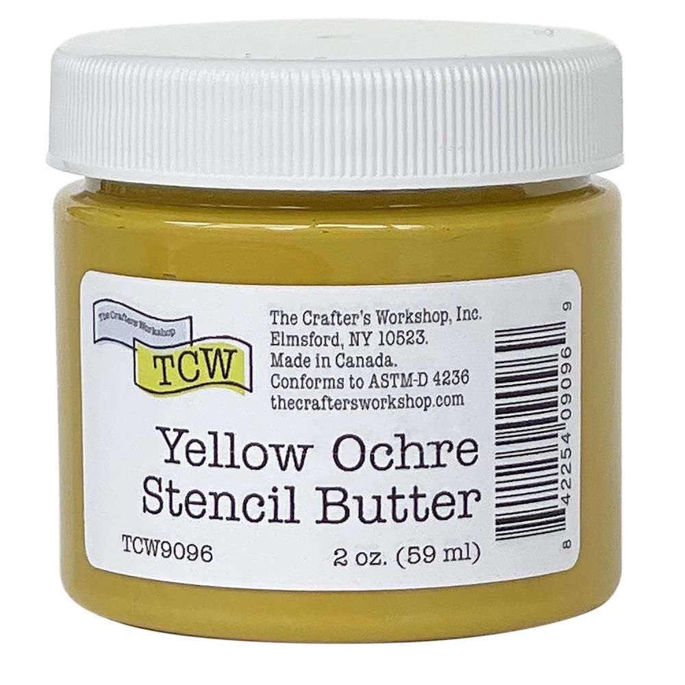 TCW - Stencil Butter couleur «Yellow Ochre» 2 oz