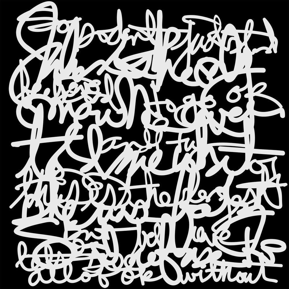 TCW - Stencil «Thick Thin Writing» 12" X 12"
