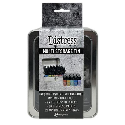 Distress - Boîte de rangement en métal «Multi Storage Tin»