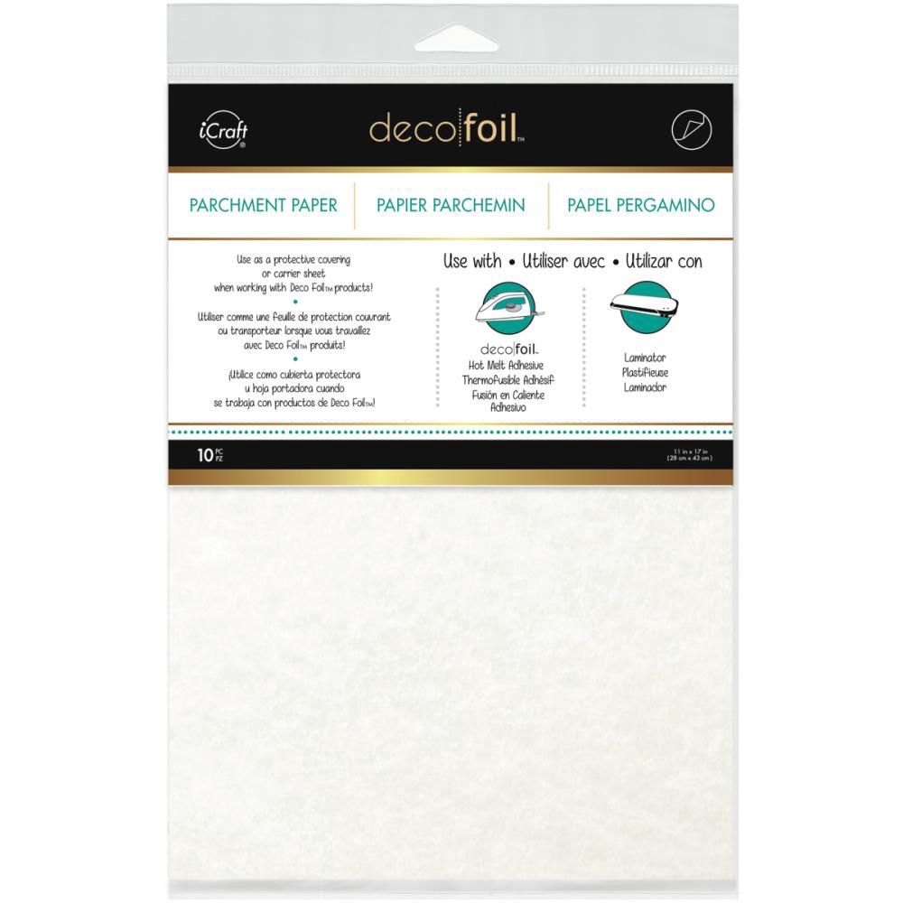 LIQUIDATION-Deco Foil «Deco Foil Parchment Paper » 11"X17" 10/Pkg(Le prix indiqué est déjà à 50% de rabais)