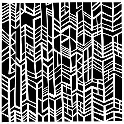 TCW - Stencil «Distressed Knit» 6" X 6"