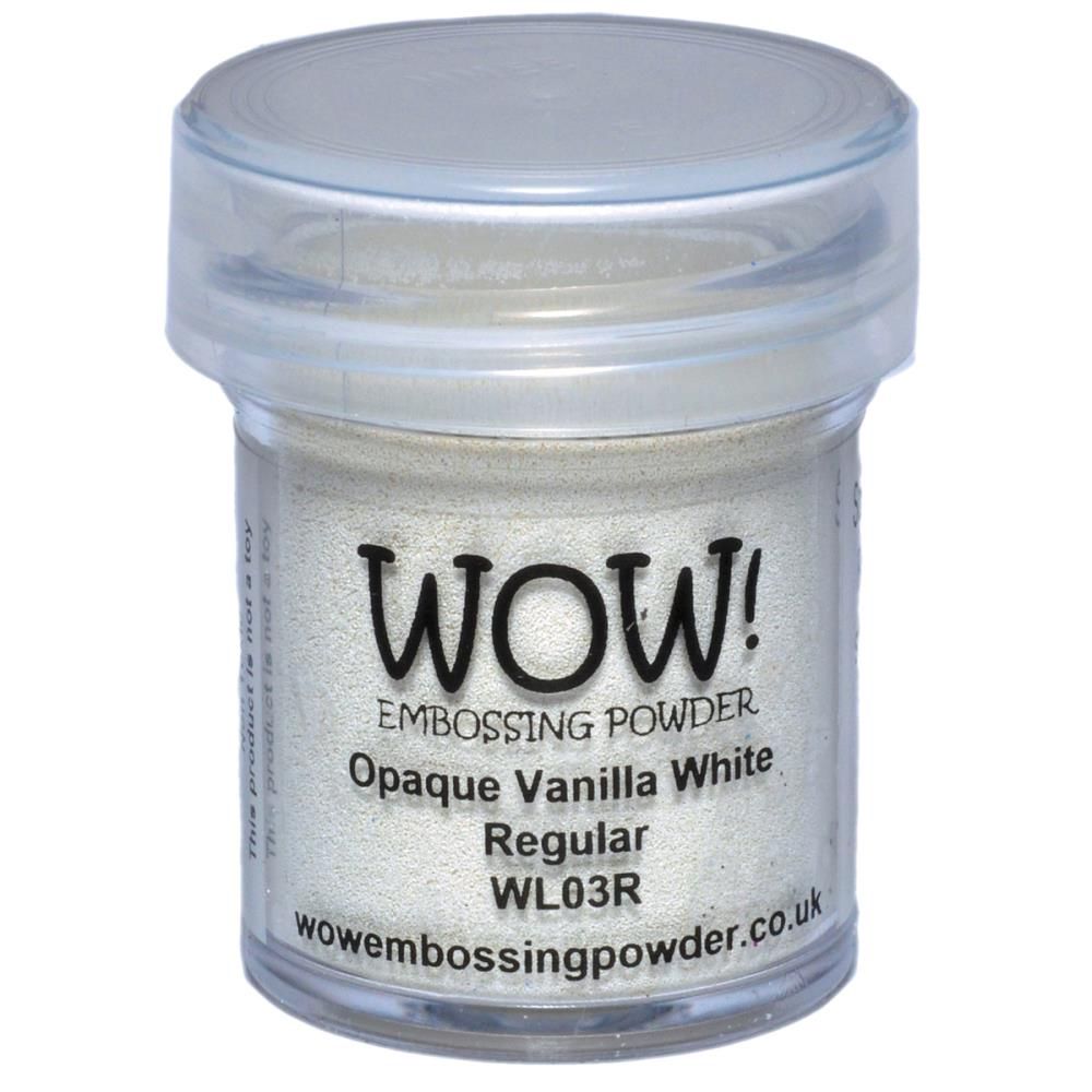 WOW! Poudre à embosser 15ml «Opaque Vanilla White»