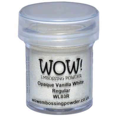 WOW! Poudre à embosser 15ml «Opaque Vanilla White»