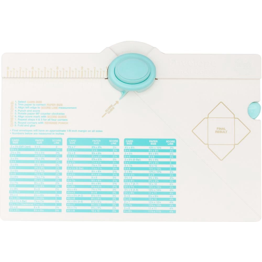WE R MEMORY KEEPERS - «Envelope Punch Board»
