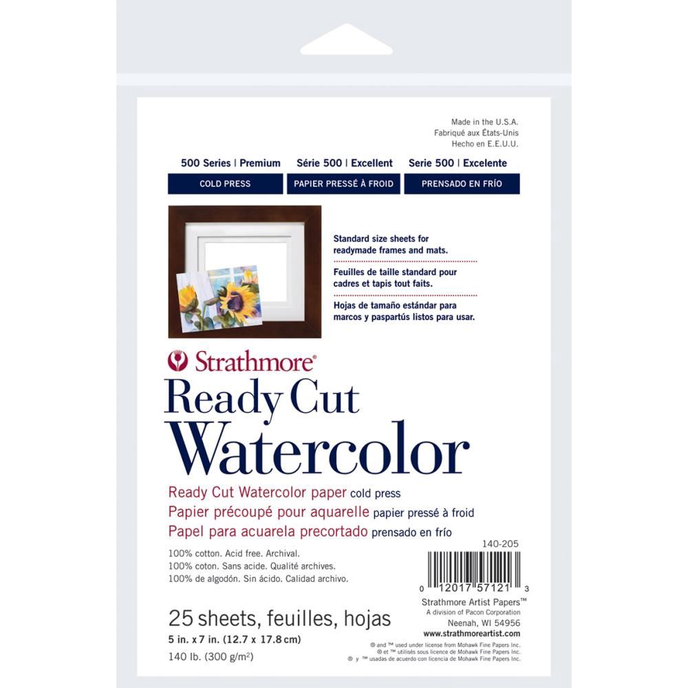 Strathmore - Watercolor Paper Pad 5" X7 " 25 feuilles