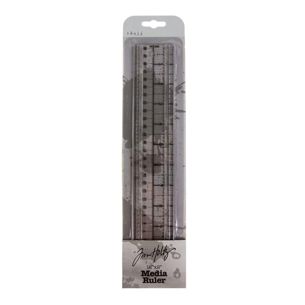 Tim Holtz - Règle «Media Ruler» graduée 12"