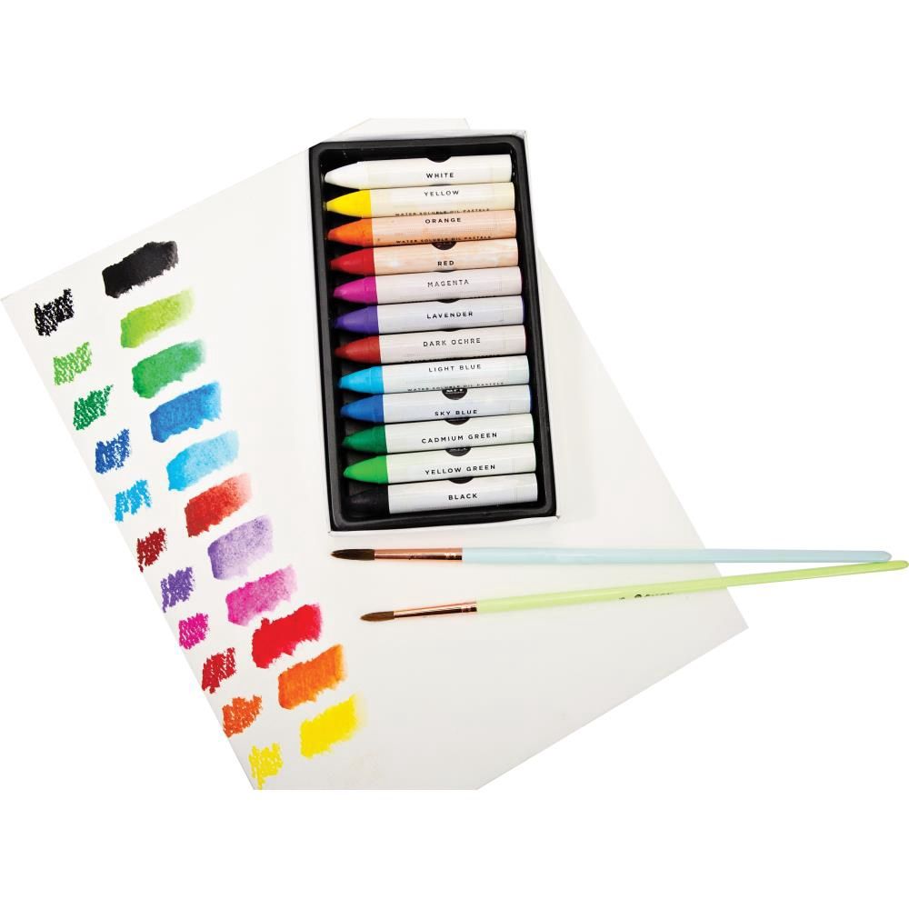 Prima - Pastels d'huile soluble à l'eau "Basics" 12pcs