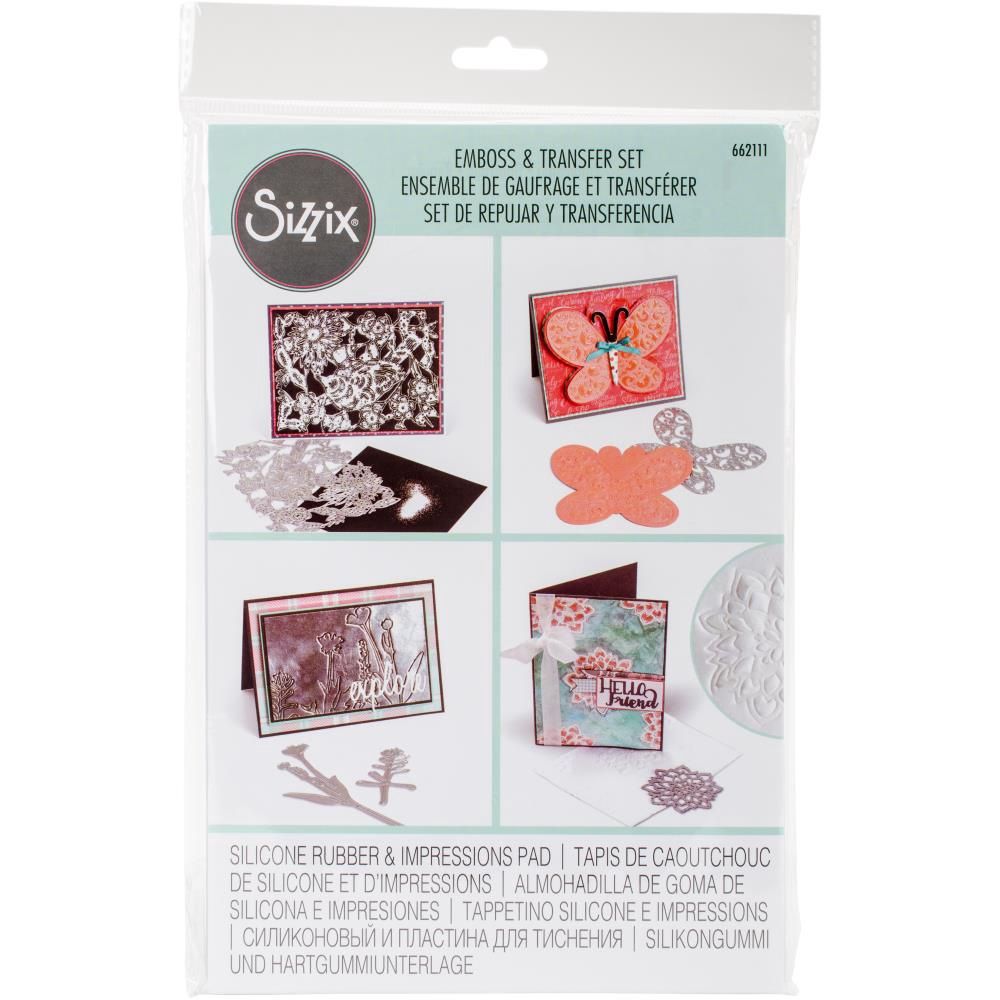 Sizzix - Big Shot «Ensemble de gaufrage/Emboss &amp; Transfer Set»