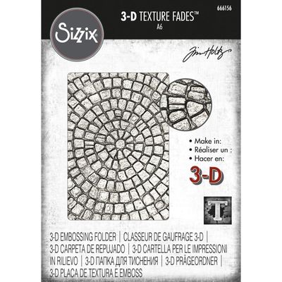 Sizzix - Dossier de gaufrage 3D «Mosaic»