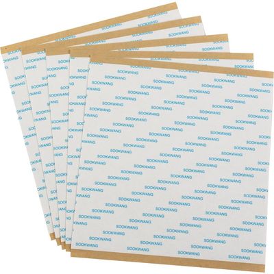 Scor-Tape - Feuilles adhésives double face 6" X 6" paquet de 5