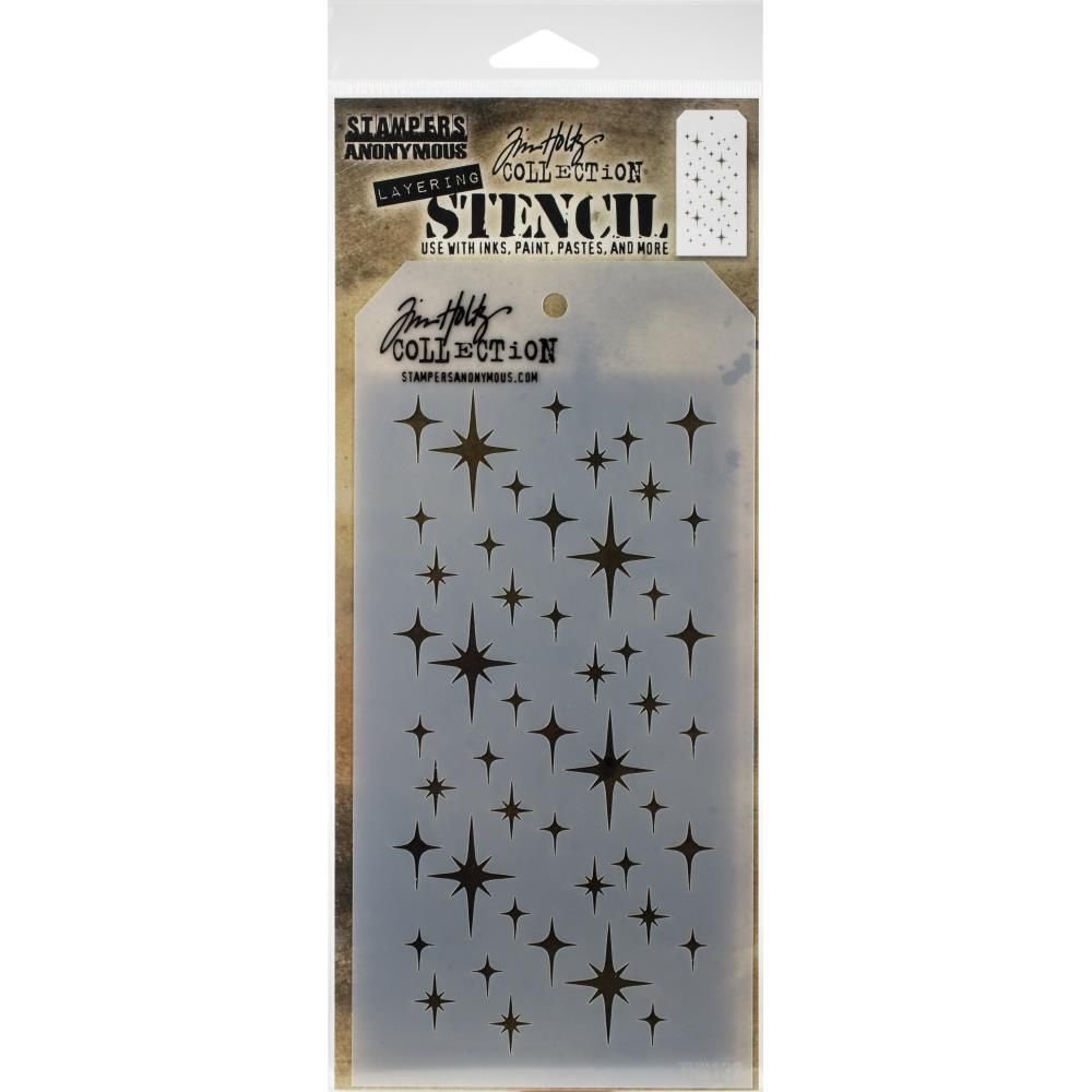 Tim Holtz - Layered Stencil «Sparkle» 4.125" X 8.5"