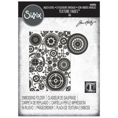 Sizzix - Dossier de gaufrage 3D «Vault Gears»