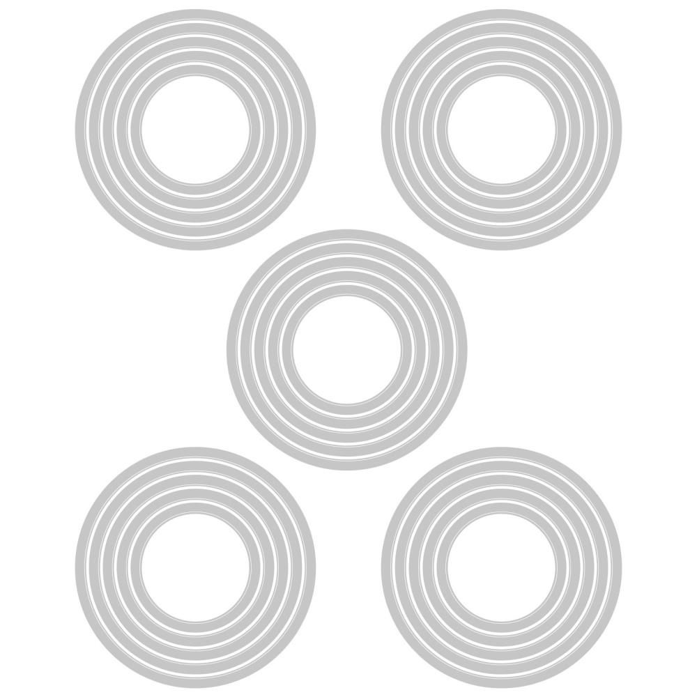 Sizzix - Thinlits Dies de Tim Holtz «Stacked Circles» 25 matrices