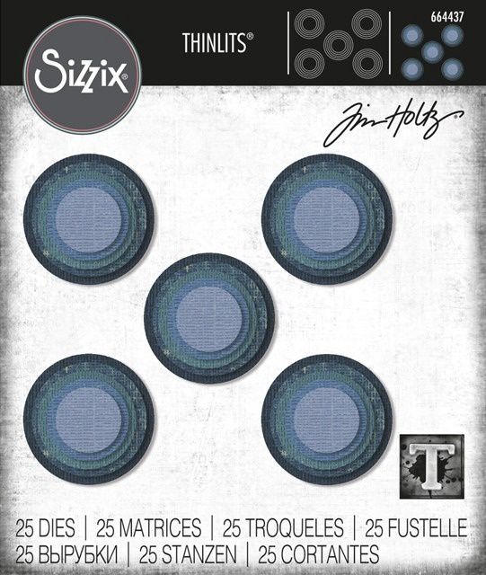 Sizzix - Dies Thinlits «Stacked Circles» 25 matrices