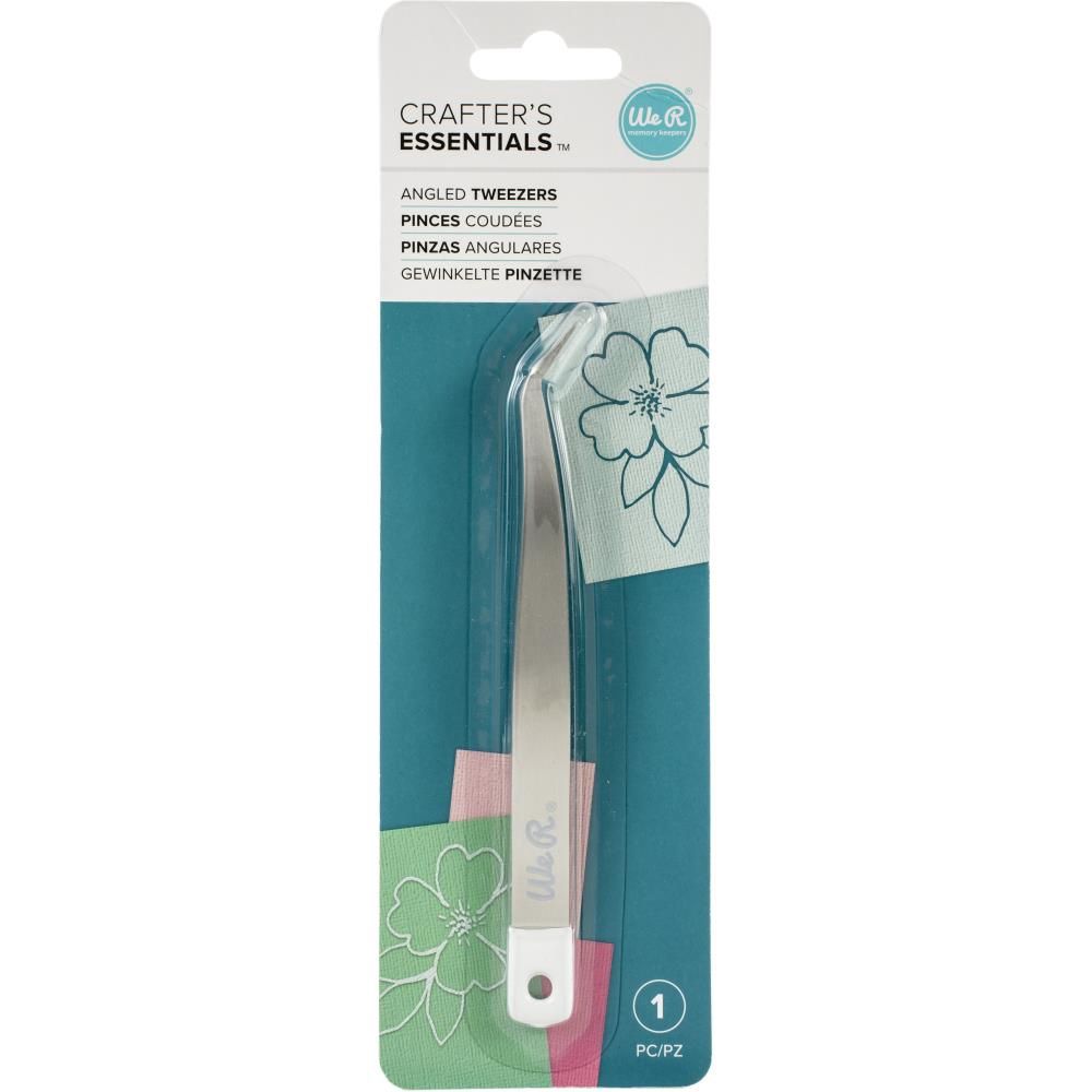 WE R Memory - Pinces «Angled Tweezers» 5.75"