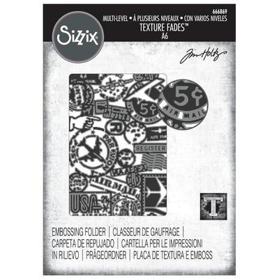 Sizzix - Dossier de gaufrage 3D «Vault Airmail»