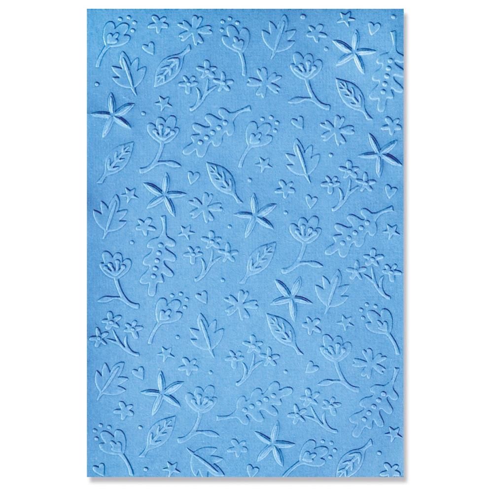 Sizzix - Plaques à embosser 3D «Jungle Textures» 4" x 6"