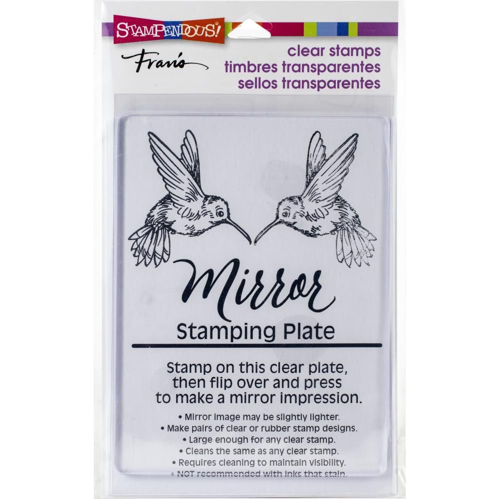 Stampendous - Plaque d'estampage miroir 4" X 5.5"