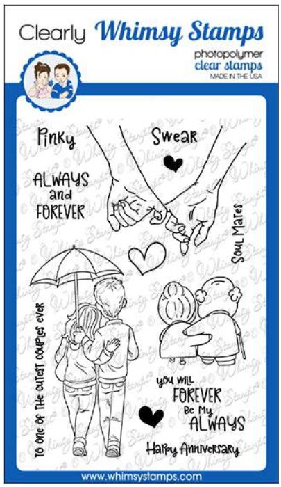 Whimsy Stamps- Estampe «Always and Forever» 13 estampes