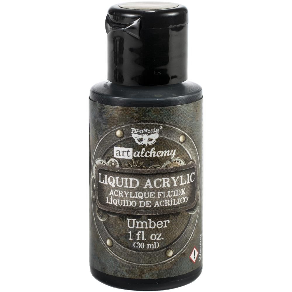 LIQUIDATION!!! Finnabair - Peinture acrylique «Umber» 1oz (le prix indiqué est déjà réduit)