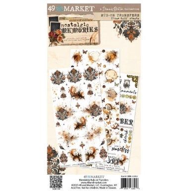 49 and Market - Rub-On Éléments Nostalgic Memories