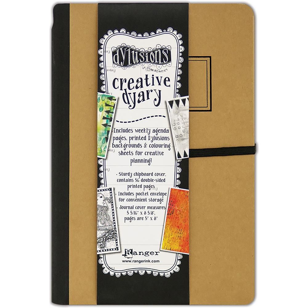 Ranger - Journal «Dylusions Creative» couleur «Kraft &amp; Black» 5" X 8"
