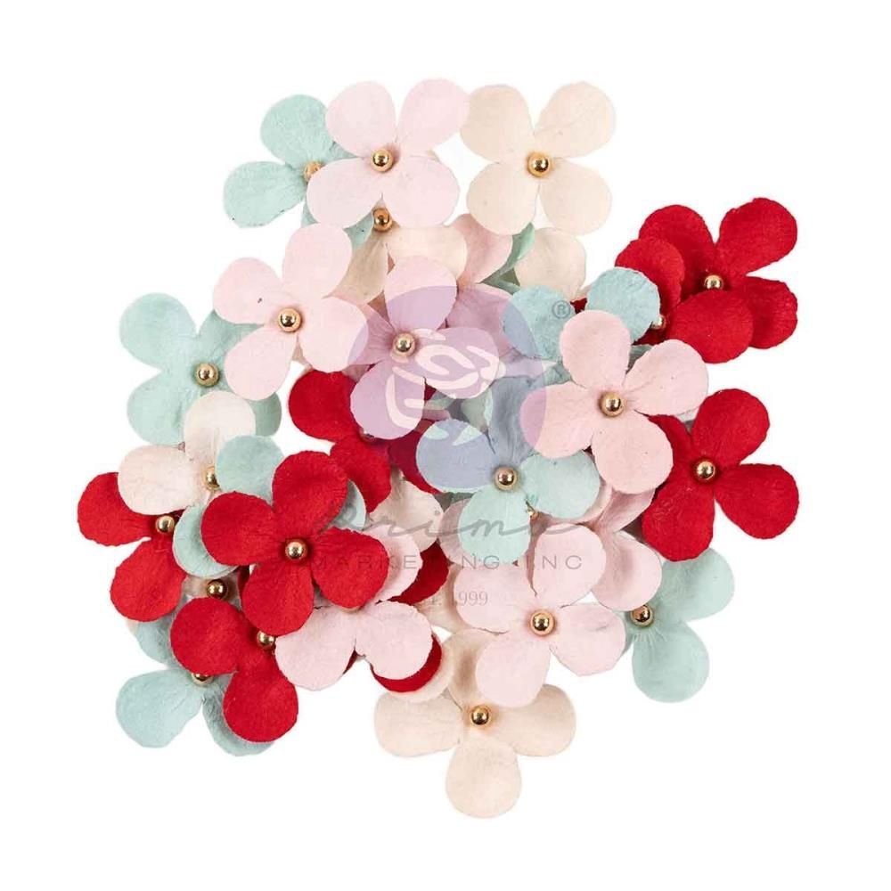 Prima Flowers - Collection Mulberry Paper «Cherry Sweet/Delicate and Sweet» 36 pièces