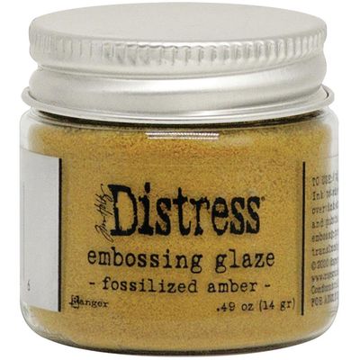 Distress - Embossing Glaze de Tim Holtz «Fossilized Amber»
