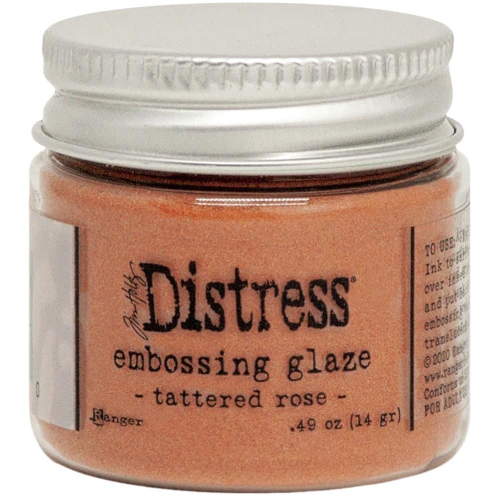 Ranger - Embossing Glaze de Tim Holtz «Tattered Rose» 0.49 oz