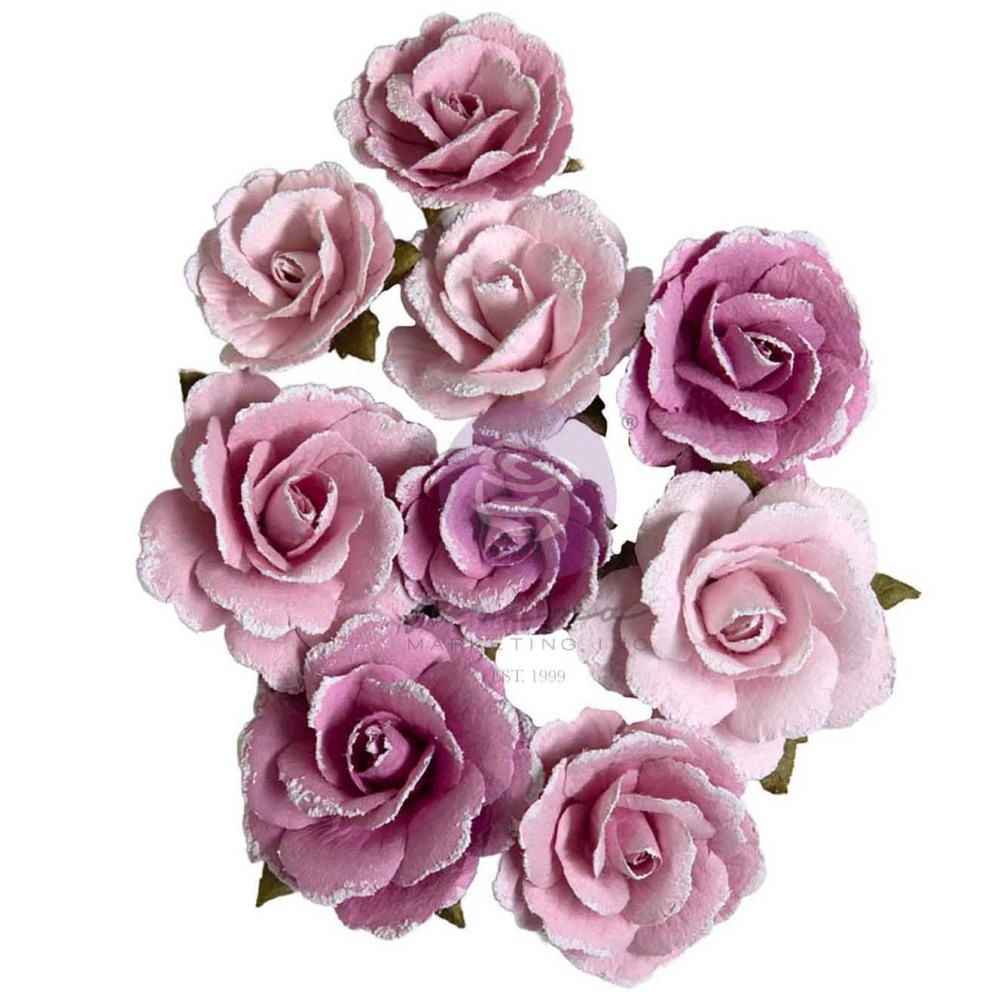Prima Flowers - Collection Mulberry Paper «Timeless Blossoms/Serene Petals» 9 pièces