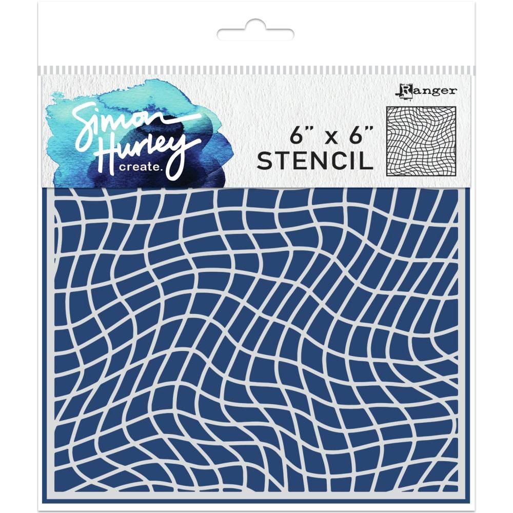 Ranger- Simon Hurley - Stencil «Nothing but net» 6" X 6"