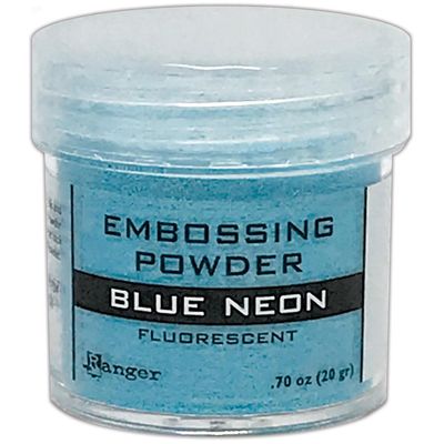 Ranger - Poudre à embosser couleur «Blue Neon-Fluorescent»