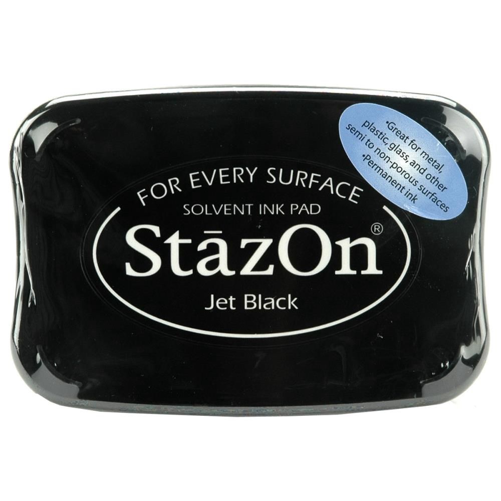 StazOn - Encre à solvent couleur Noir de Jais