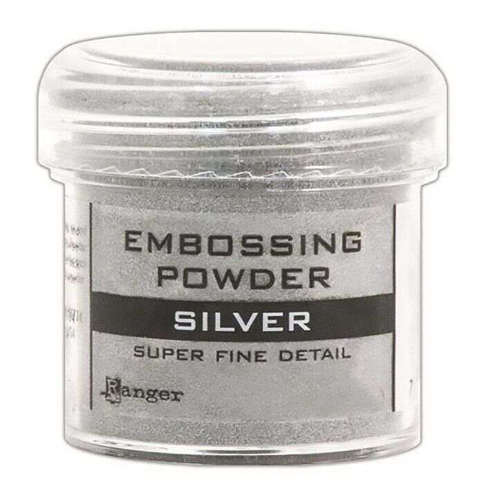 Ranger - Poudre à embosser couleur «SIlver super fine detail»