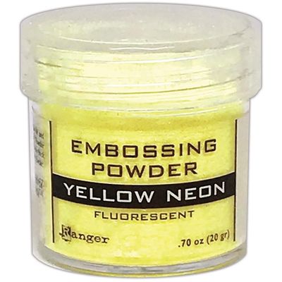 Ranger - Poudre à embosser couleur «Yellow Neon-Fluorescent»