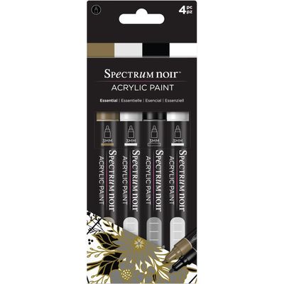 Spectrum Noir - marqueurs «Peinture acrylique» couleurs «Essential»