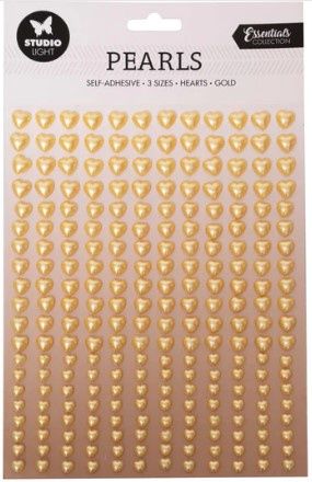 Studio Light - Essentials Collection «Gold Heart Pearls» 240 pcs