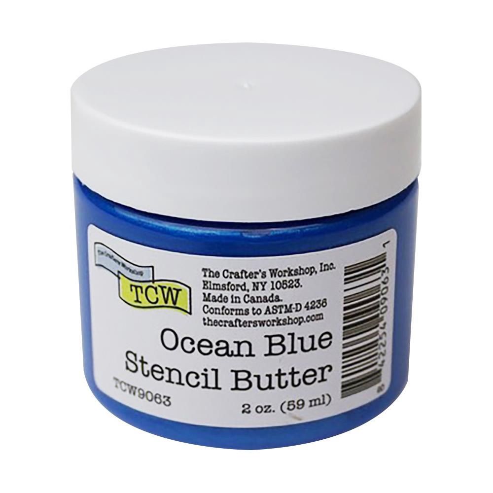 TCW - Stencil Butter couleur «Ocean Blue» 2 oz